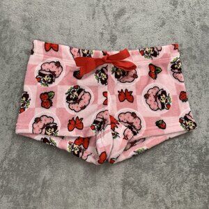 Strawberry Shortcake Shorts Youth Girls XL Soft Loungewear Sleepwear Pink AOP 2”